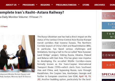 آیا روسیه راه آهن رشت- آستارای ایران را تکمیل خواهد کرد؟